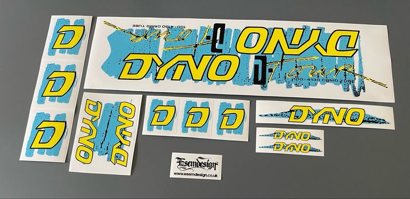 Dyno D Tour 1987 Decal Set 