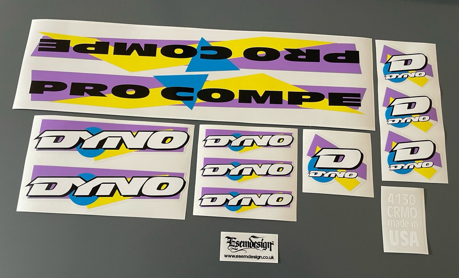 Dyno Pro Compe 1990 Decal Set 