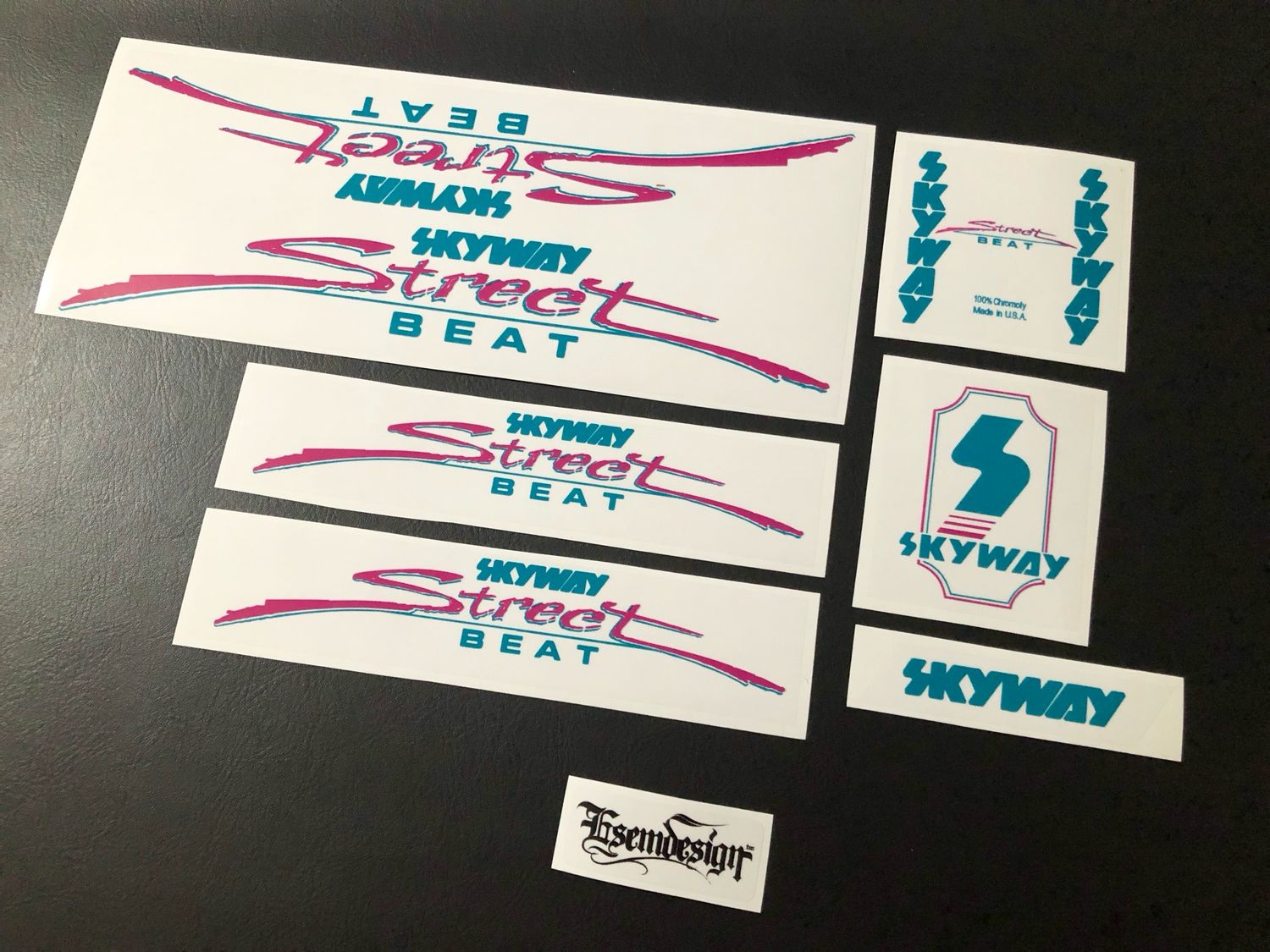 Skyway Street Beat 1985 Decal Set