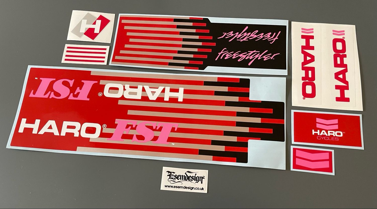 Haro FST 1988 Decal set
