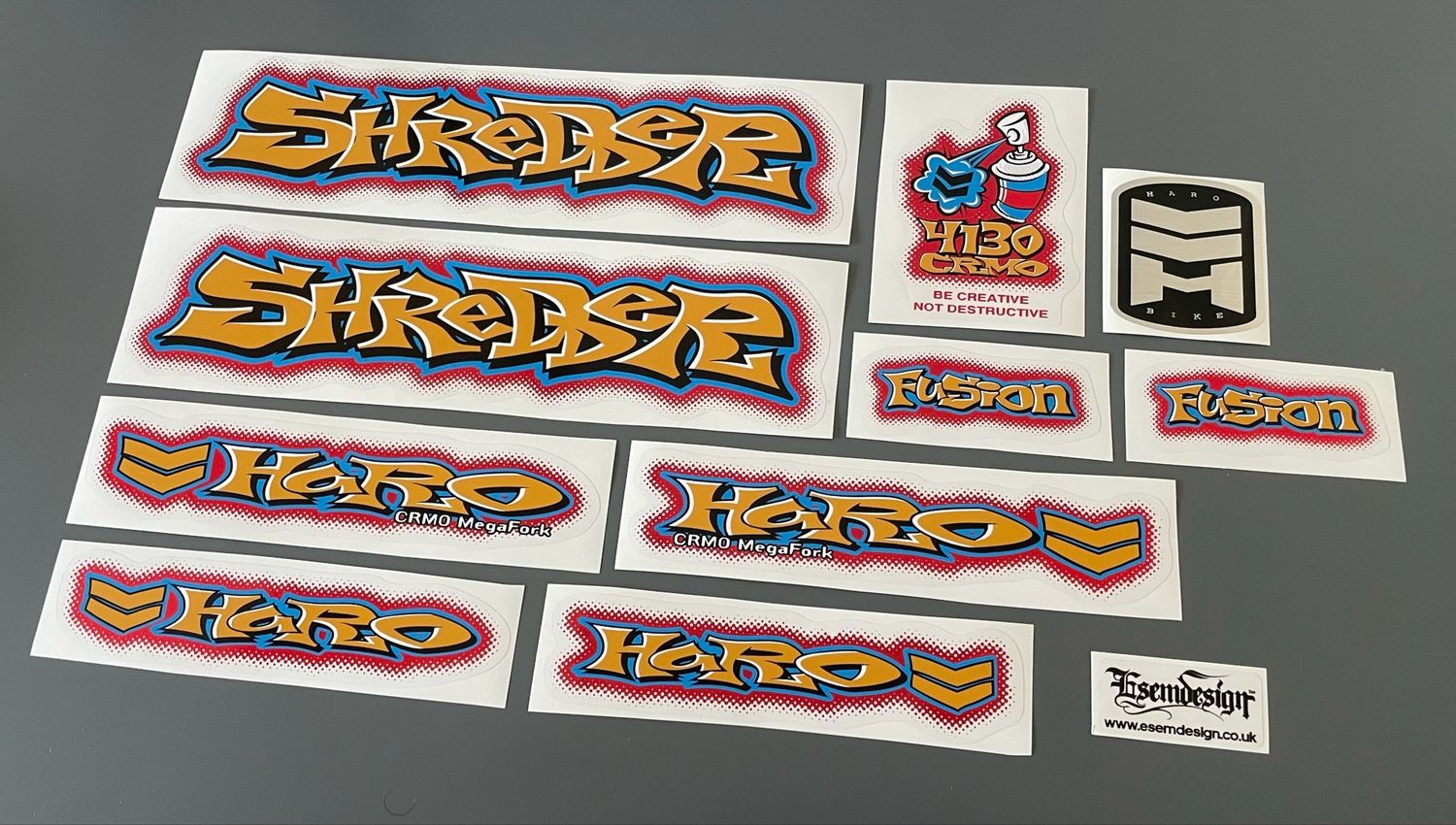 Haro Shredder 1999 Decal Set