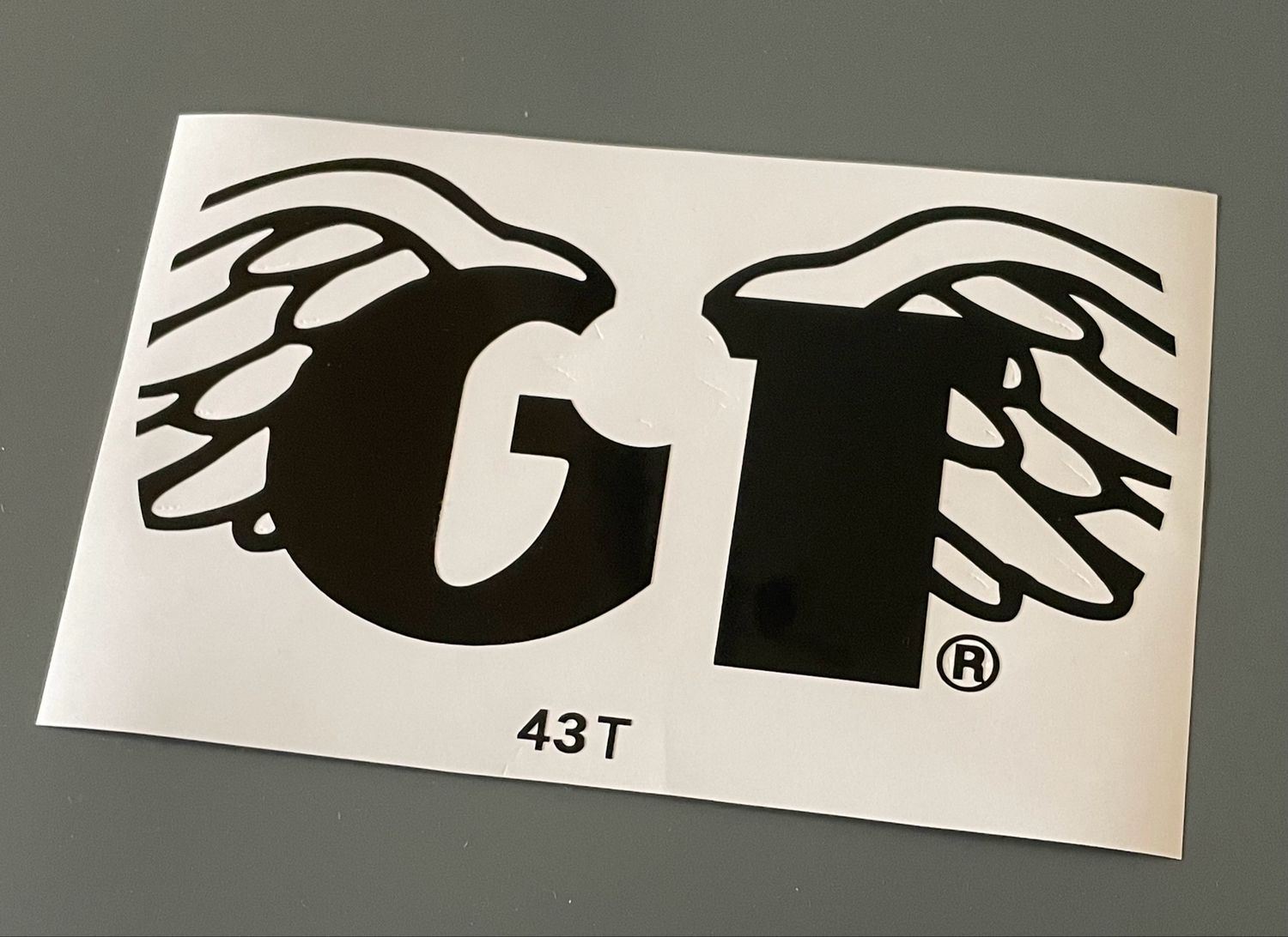 GT 43T Chain Disc  Decal 