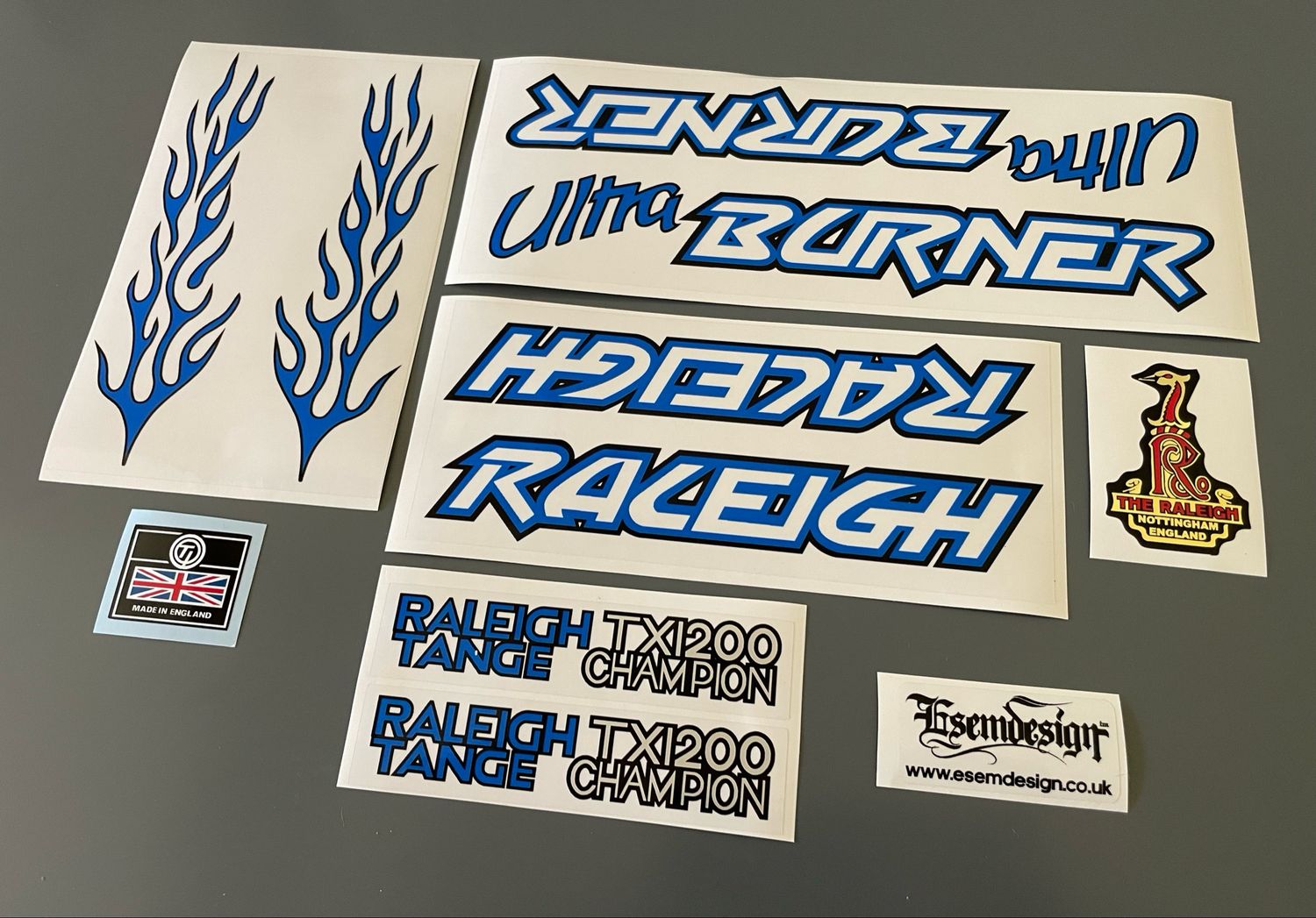 Mk1 Ultra Decal Set Silver Frame