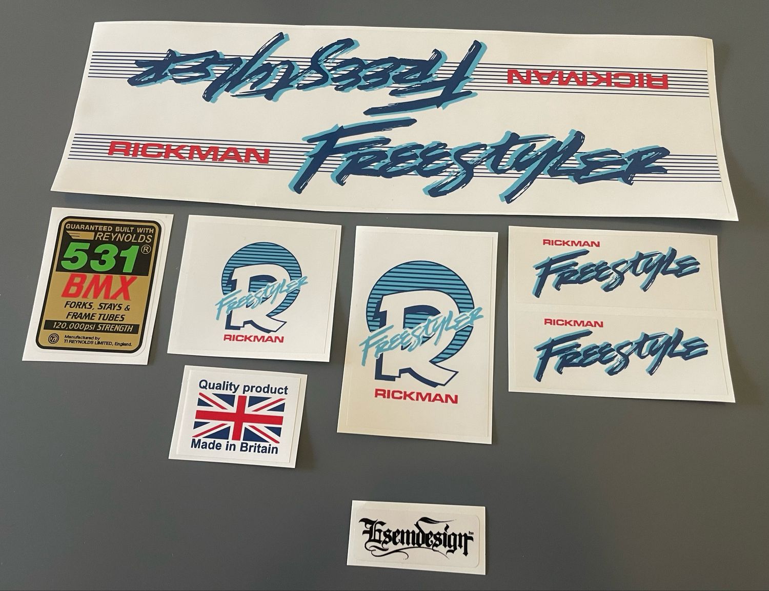 Rickman Freestyler Decal Set