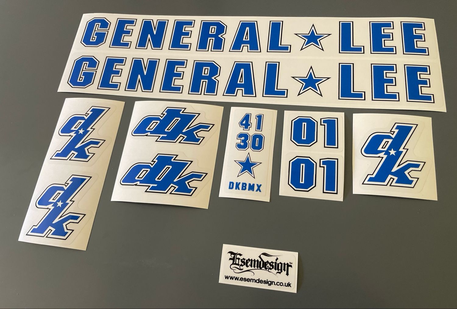 DK General Lee 98-99 Decal Set