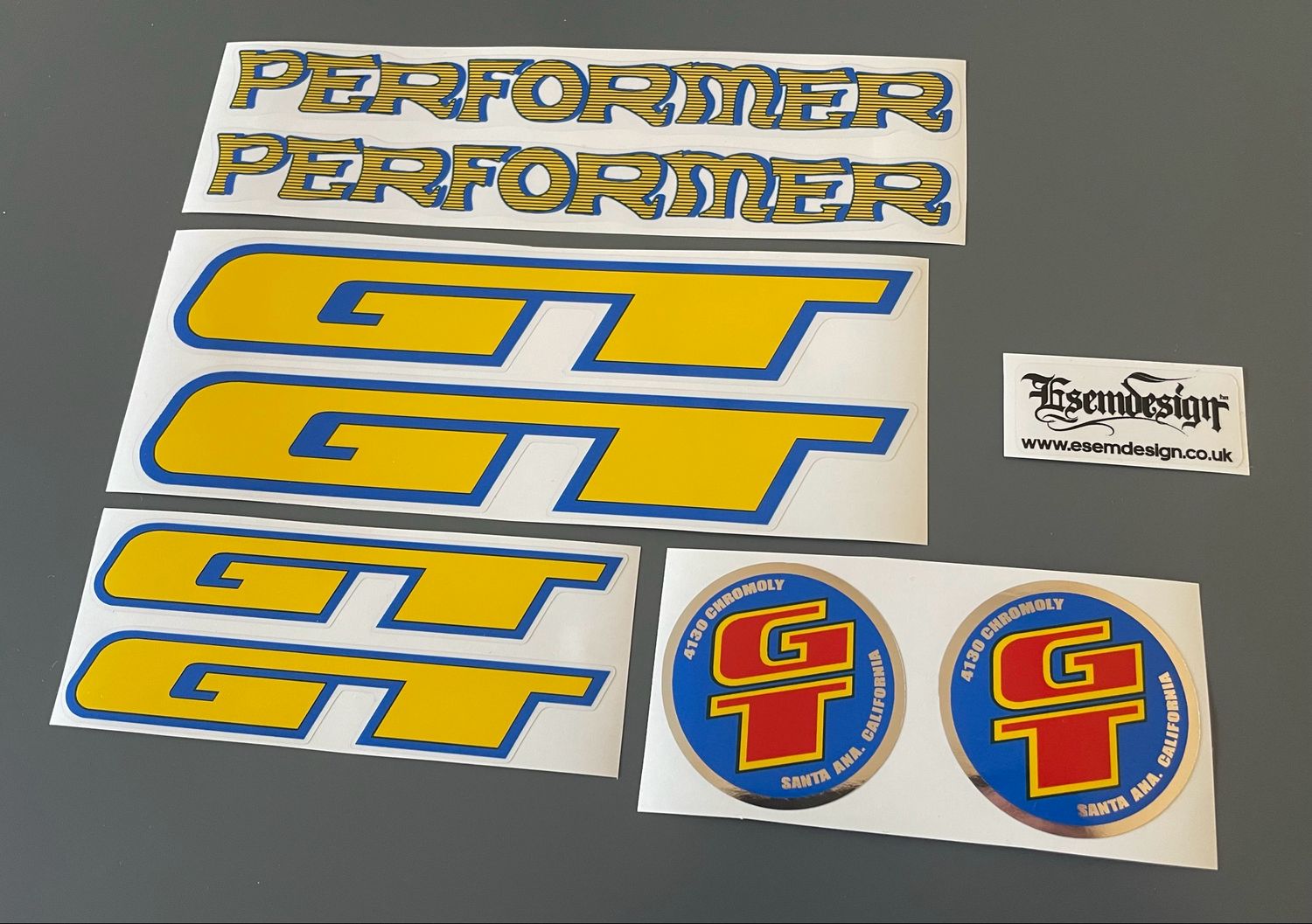 GT Performer 1996 meets 1984 Decal Set