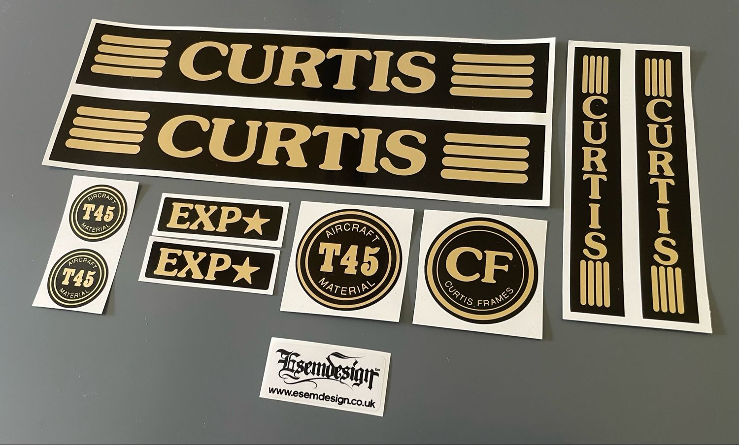 Curtis Expert Decal Set
