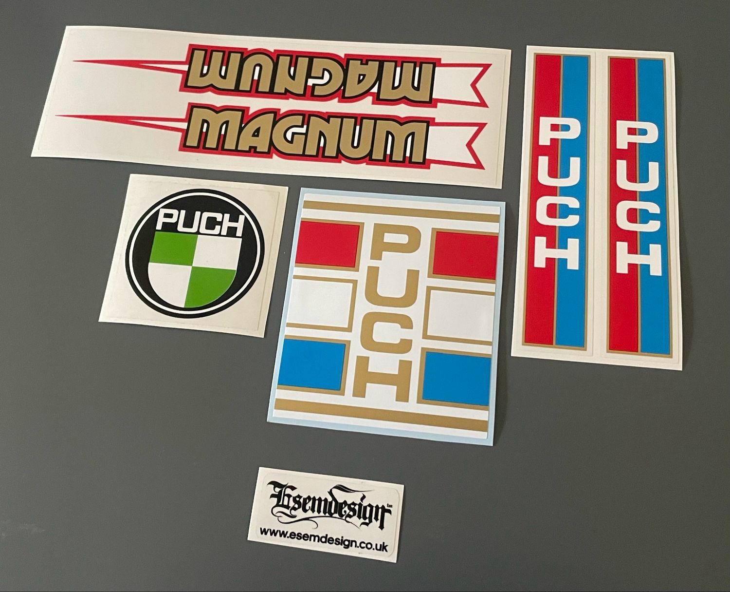 PUCH MAGNUM Decal Set