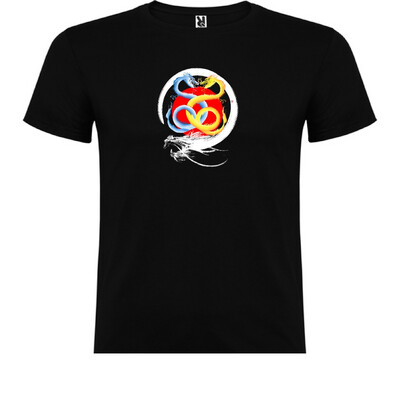 Camiseta dragón Yin Yang