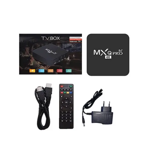 -Android 10.0 - Bluetooth 2.0 - Wi-Fi 2,4/5 GHz - Ethernet mediante cable de red de hasta 100mbps - Calidad 4K  CONTENIDO DEL PAQUETE: - 1 convertidor MXQ - 1 mando a distância - 1 CABLE HDMI Ultra HD