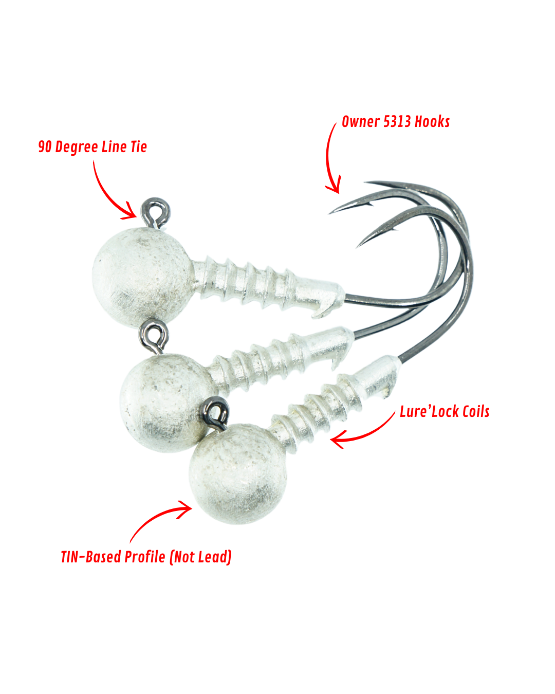 Tin-Ball Round Head (3 PK)
