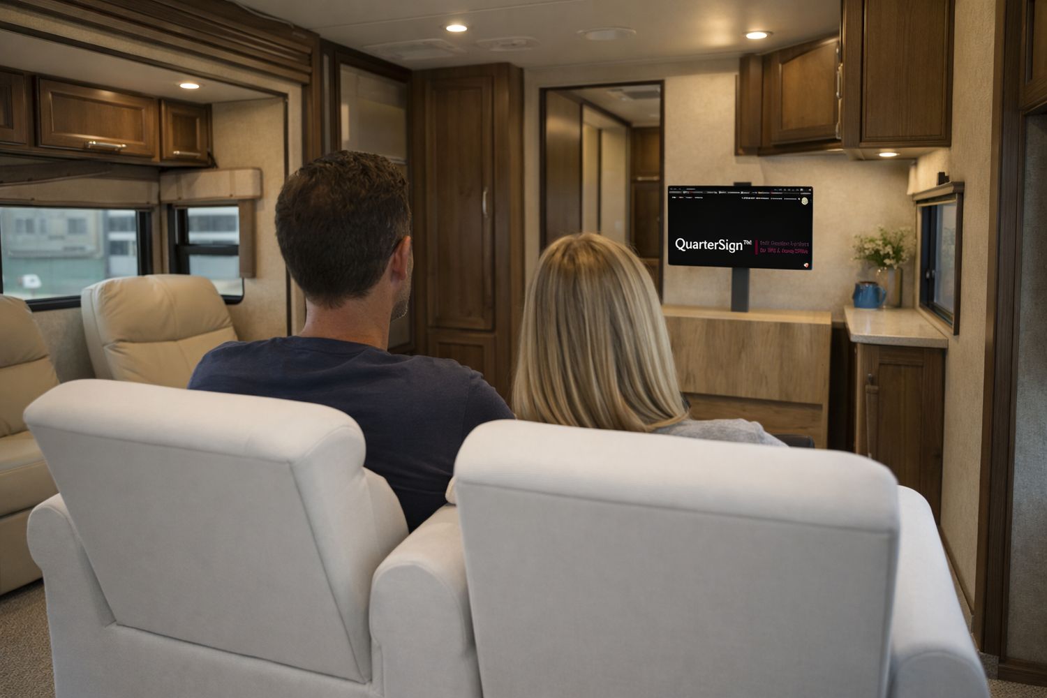 NEW - TELEVATOR / HIDDEN-MONITOR WORKSTATION