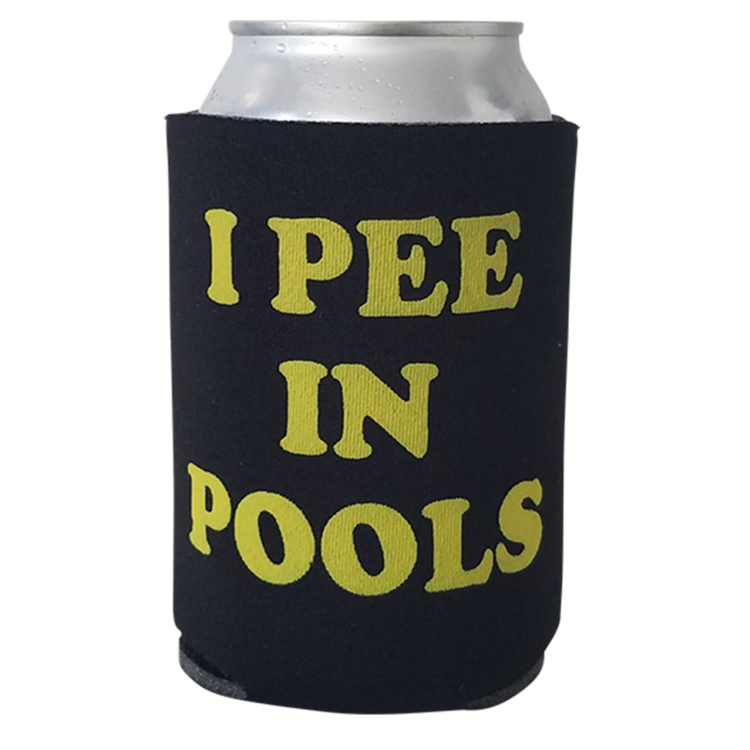 I Pee in Pools Funny Can Cooler