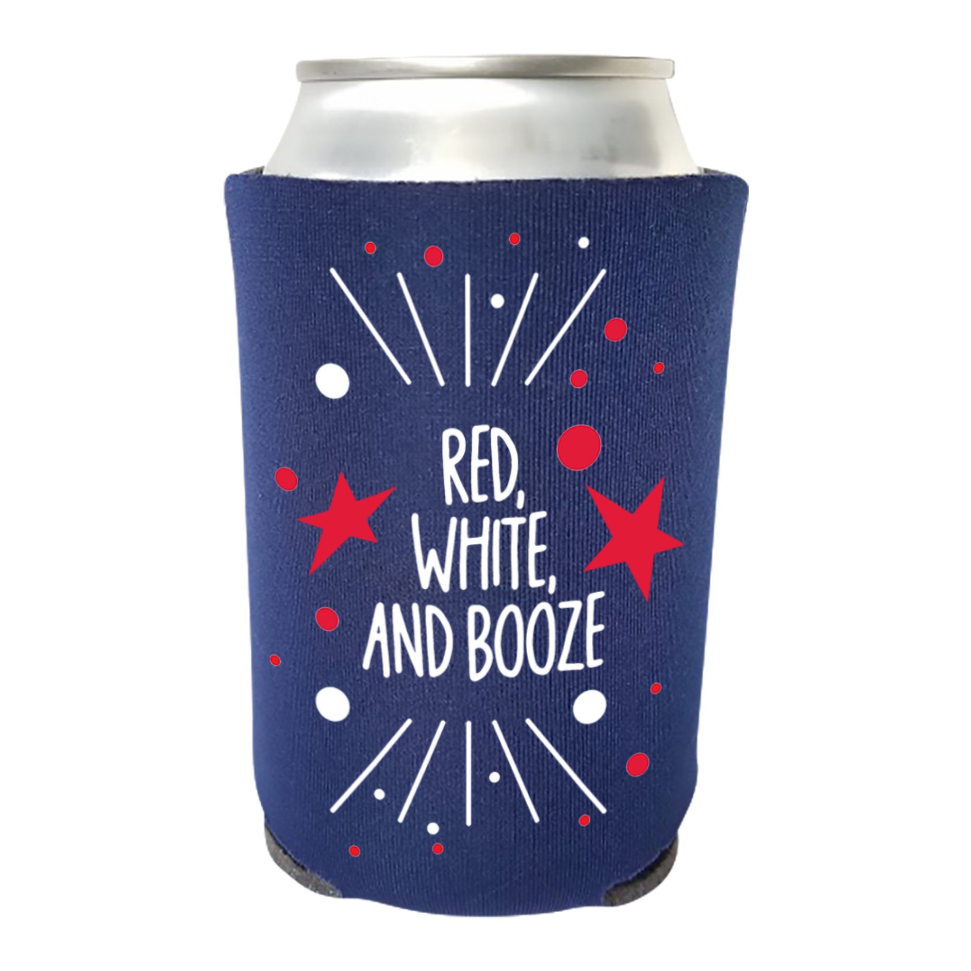 Funny Patriotic Slim Can Coolers, Party Like It's 1776 Spiked