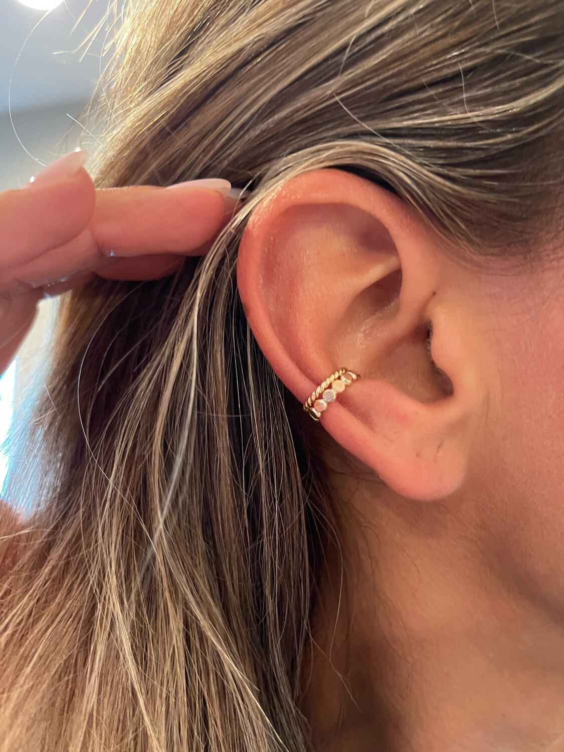  Sól To Soul Ear Cuff (hammered) 