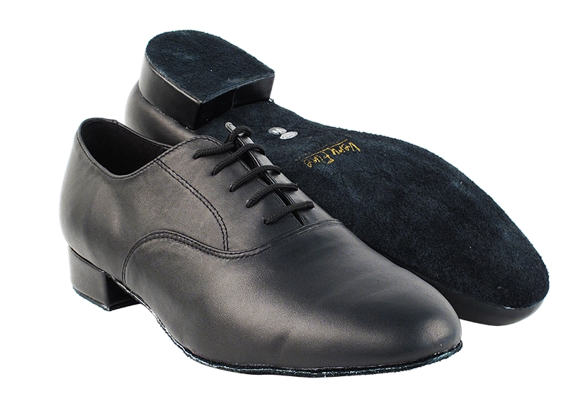 Men&#39;s Standard Black Leather Dance Shoe