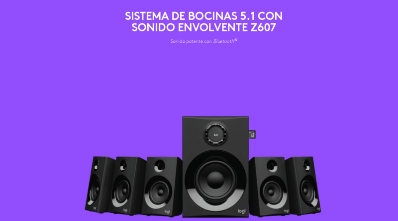 Altavoces Logitech Z607 con Bluetooth
