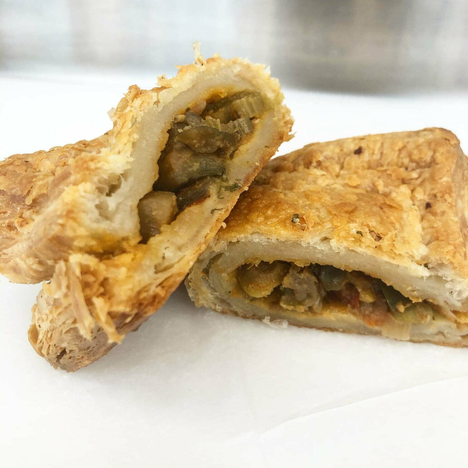 Eggplant Caponata Hand Pie (Pate Haitien)