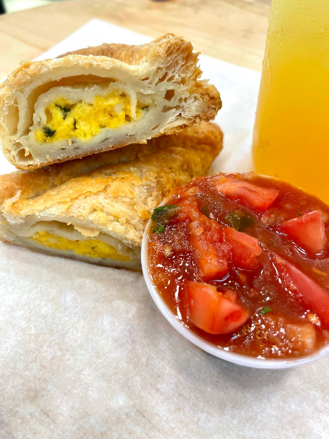 Breakfast Puff &amp; OJ