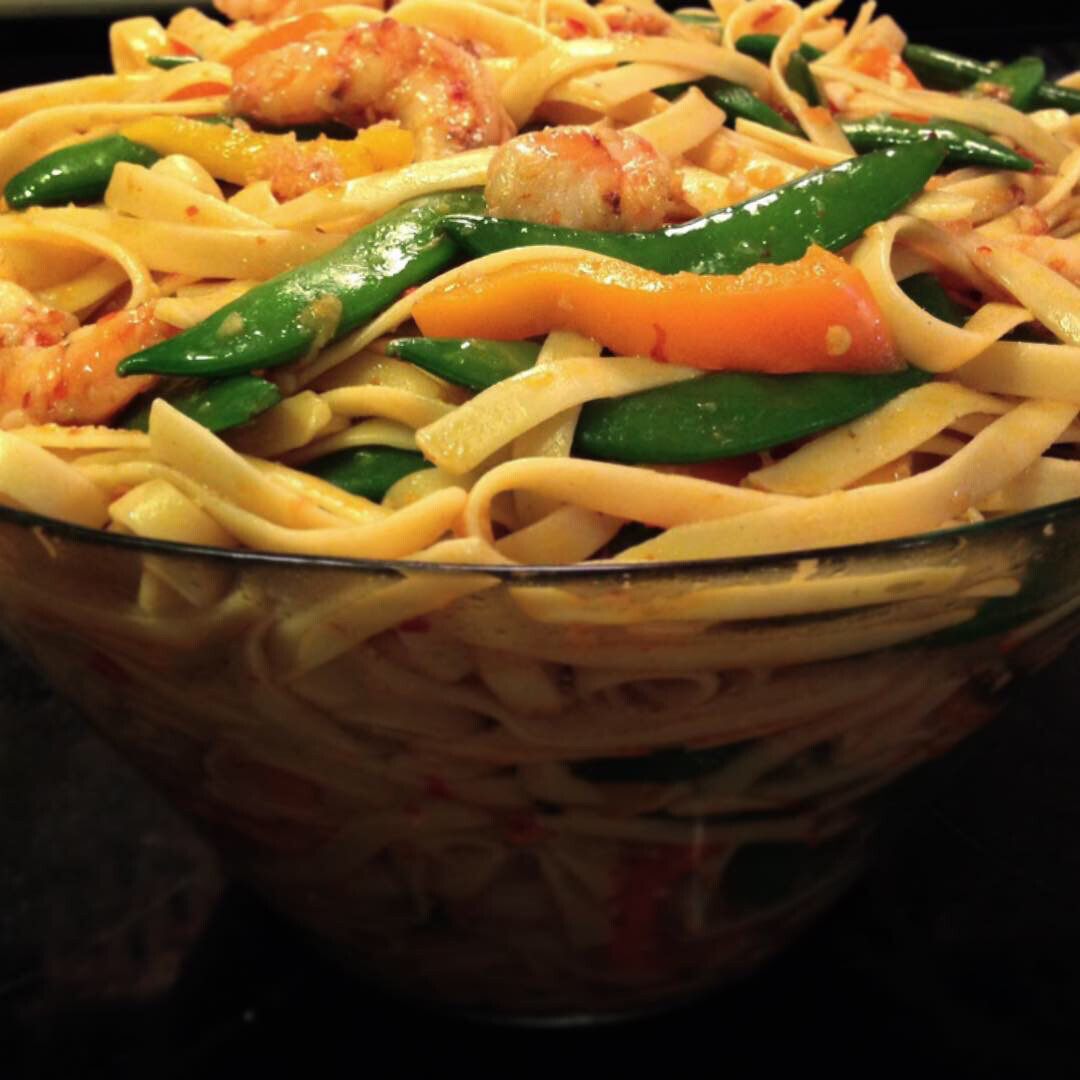 Sweet &amp; Spicy Garden Fettuccine