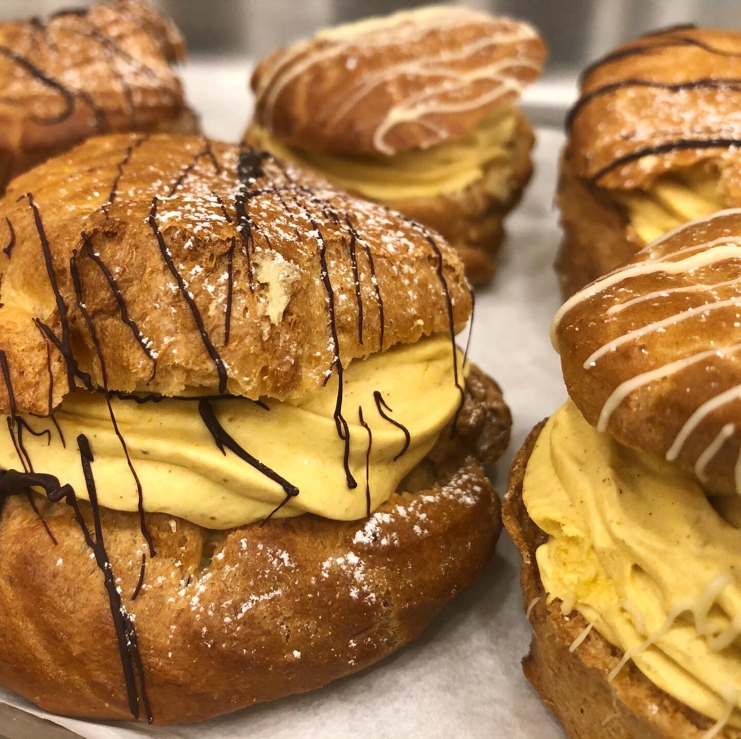 Whipped Pumpkin Spice Cream Puff