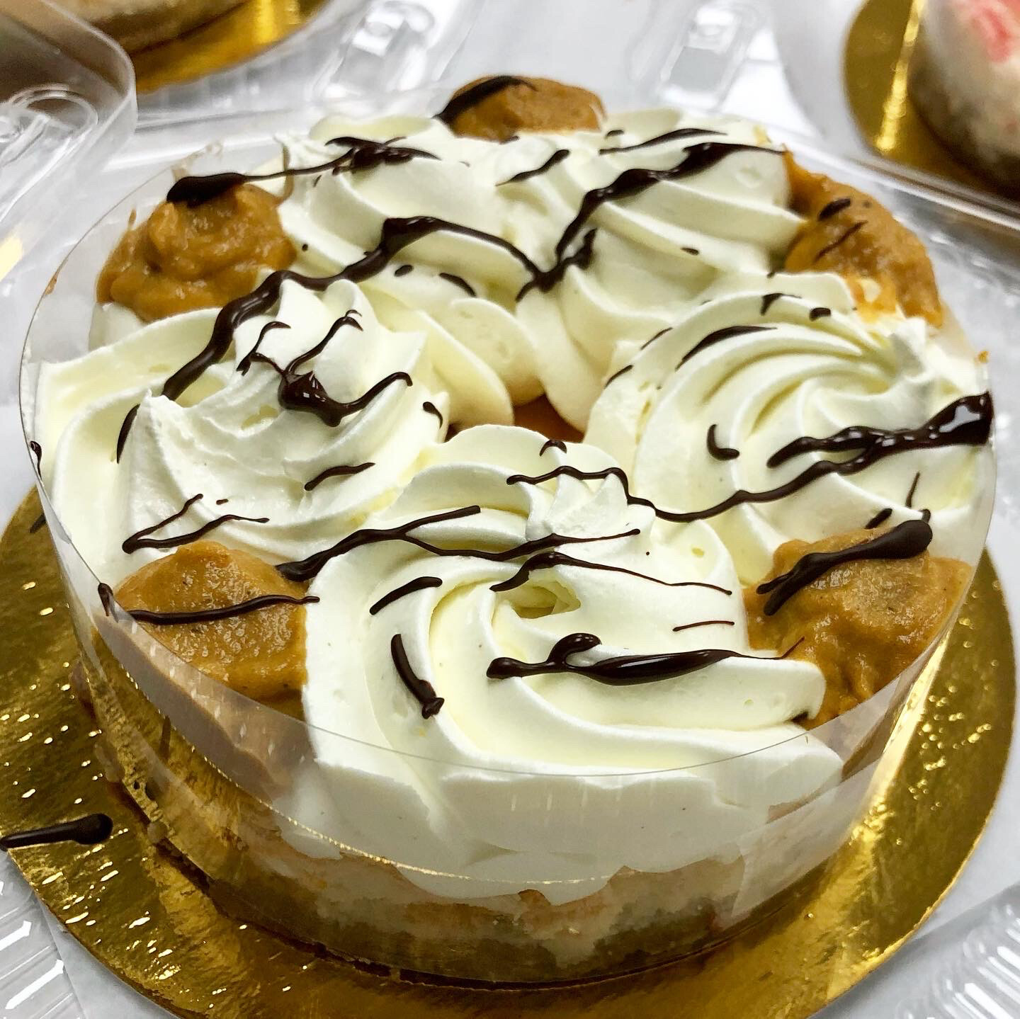 4&quot; Pumpkin Spice White Chocolate Mousse Cheesecake