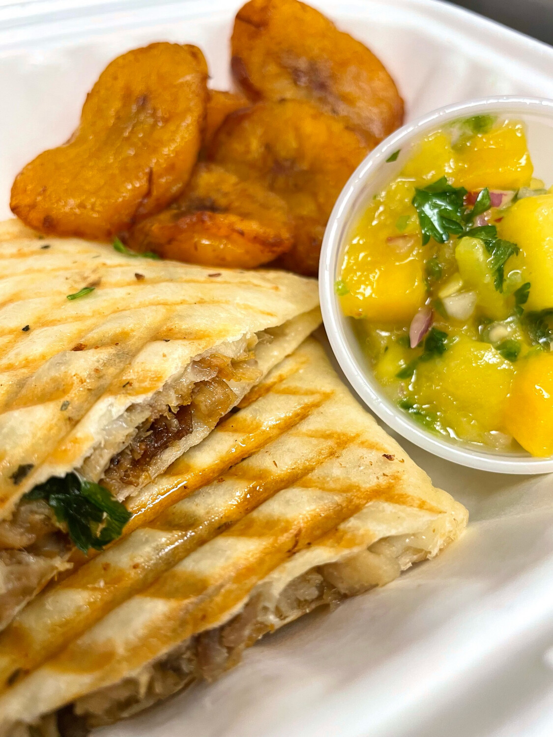 Prix-Fixe: Quesadilla with Fresh Mango Salsa