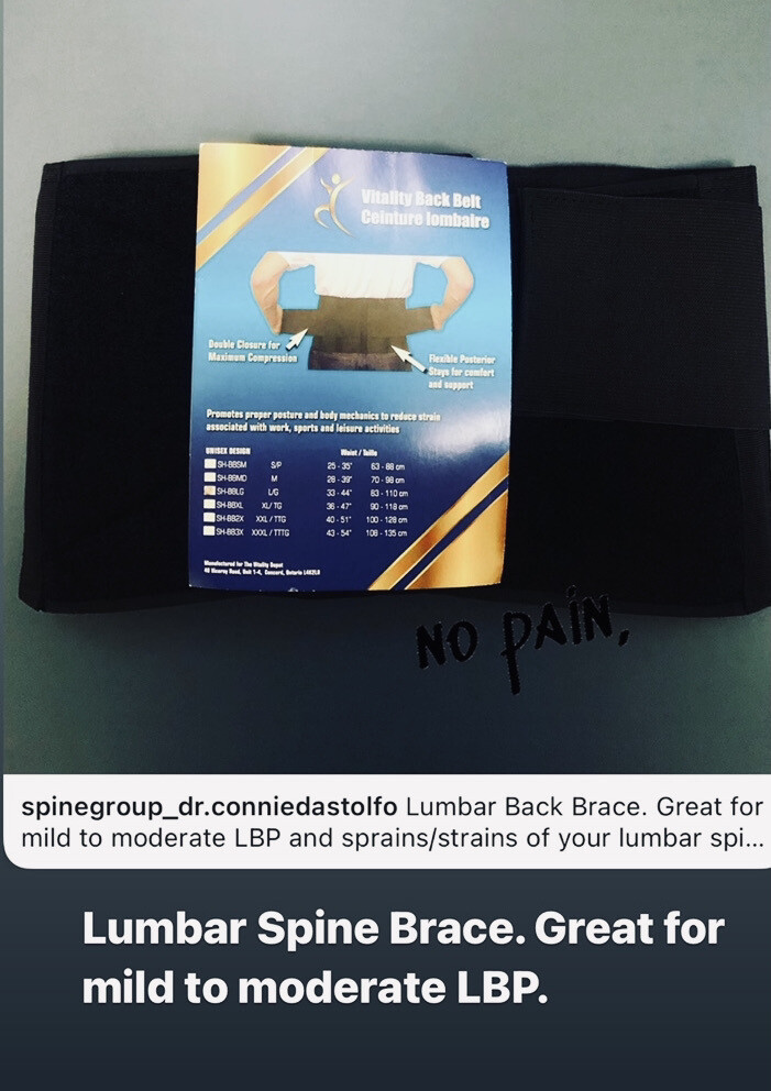 LUMBAR BRACE OR SACRO-ILIAC BRACE - Store - SPINEgroup