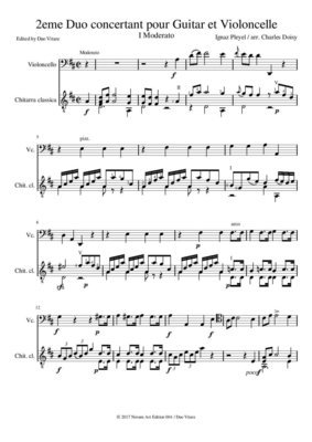 Charles Doisy - 2nd Duo Concertant de Pleyel -Sheet Music (PDF)