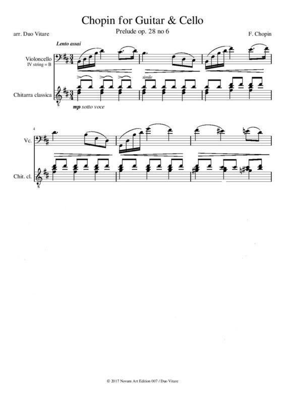 Frederic Chopin - Prelude no 6 - B-minor- sheet music (PDF)