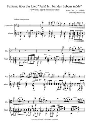 Adam Darr : Fantasie - sheet music (PDF)