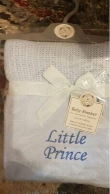 Little Prince/Princess baby blanket