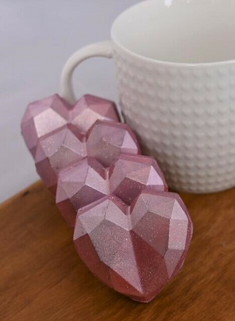 Hot Chocolate Heart Bombs x 4