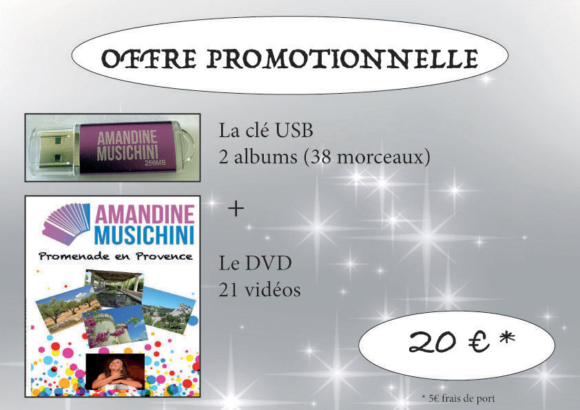 PROMOTION DVD + CLE USB d'Amandine MUSICHINI