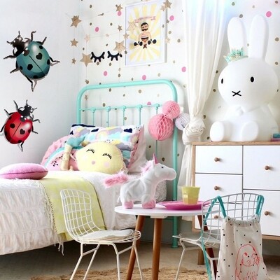 sticker 1 coccinelle rouge ♡