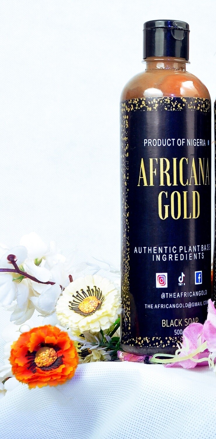 Liquid African Black Soap