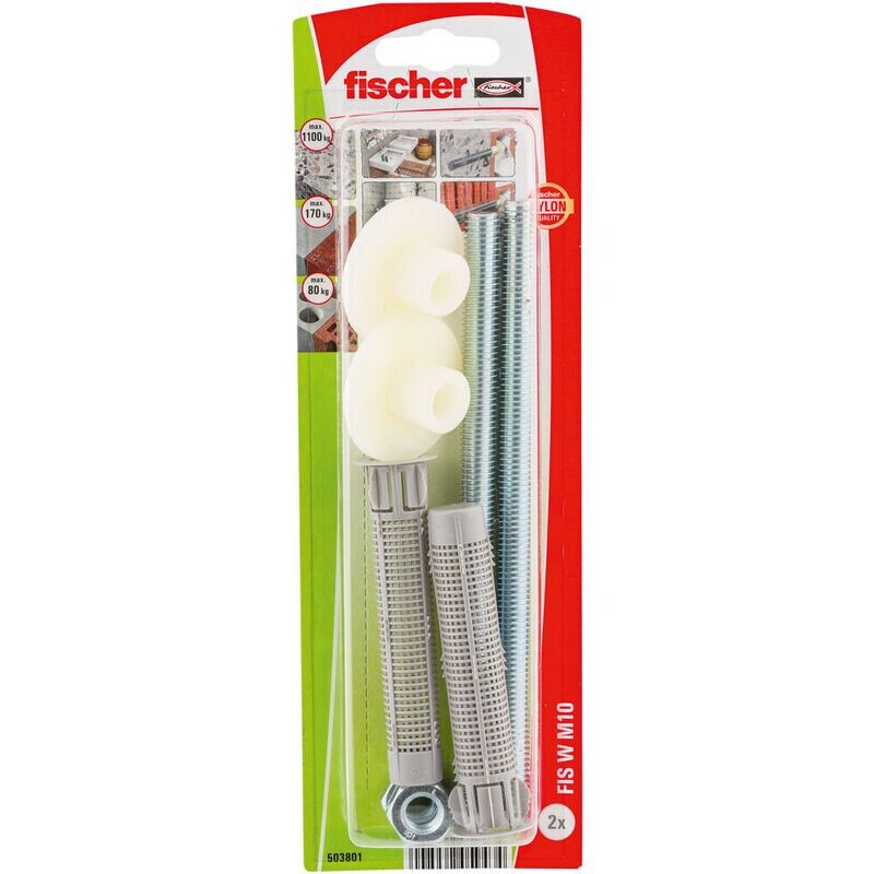 FIS W M10 Σετ στερέωσης νιπτήρα blister (2x)