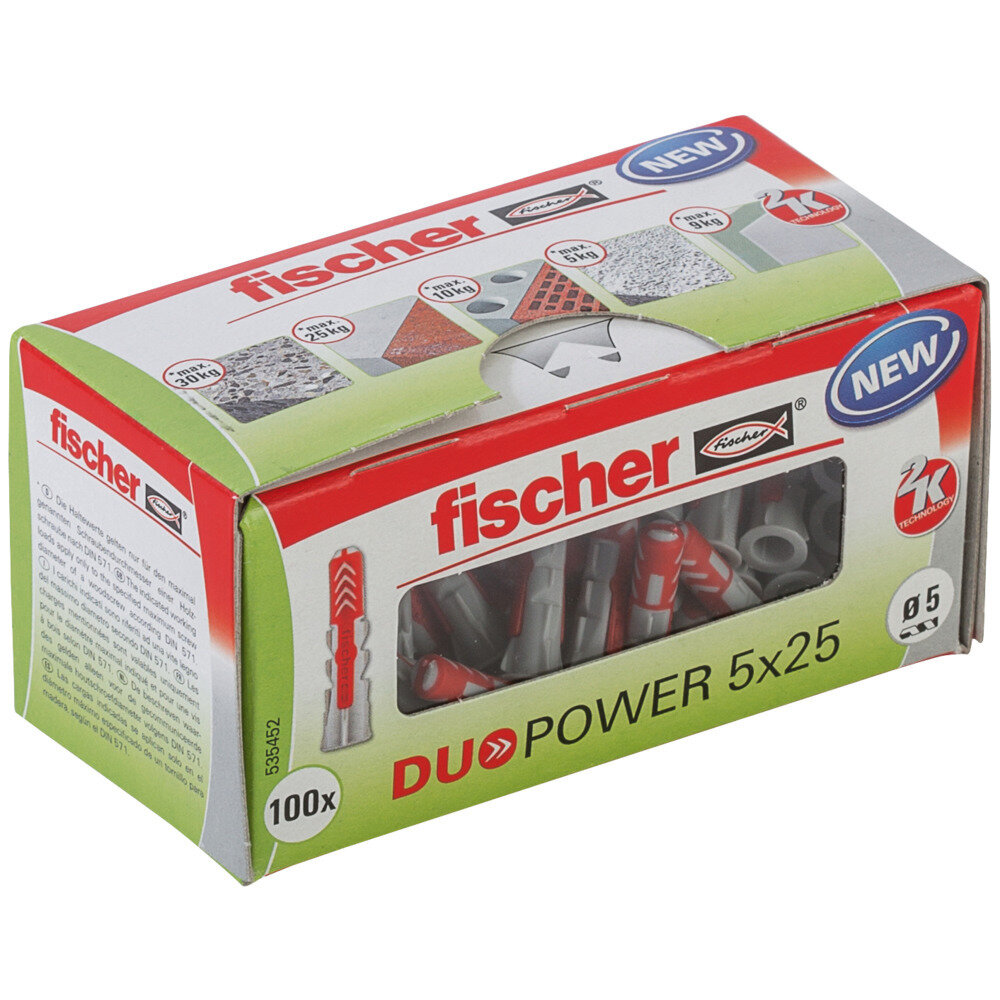 DuoPower 5x25 DIY Νάιλον βύσμα