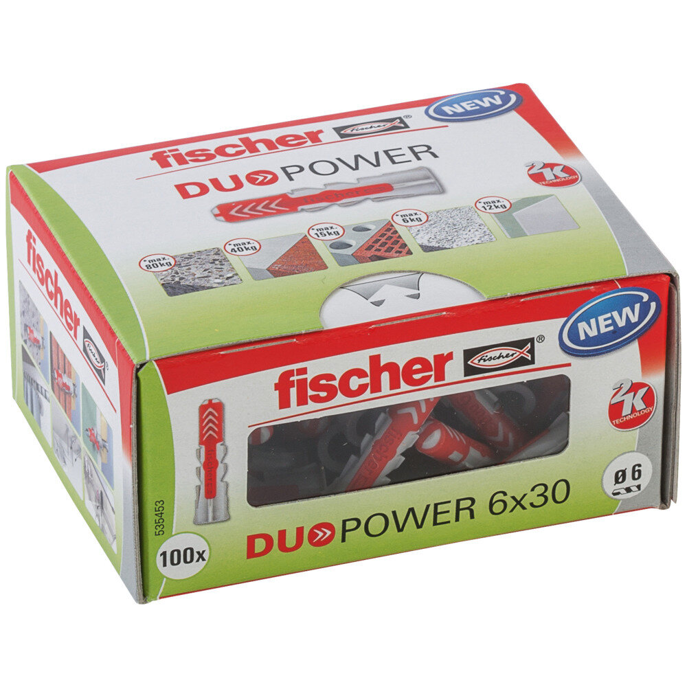 DuoPower 6x30 DIY Νάιλον βύσμα