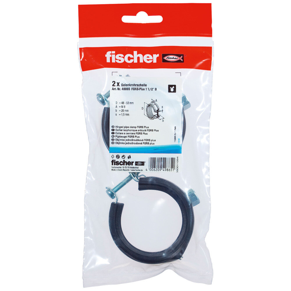 FGRS Plus 1 1/2&quot; B Στήριγμα σωλήνων σακουλάκι