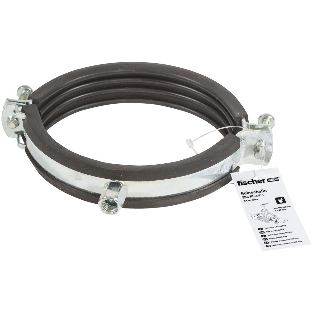 FRS Plus 4&quot; E Στήριγμα σωλήνων μονό