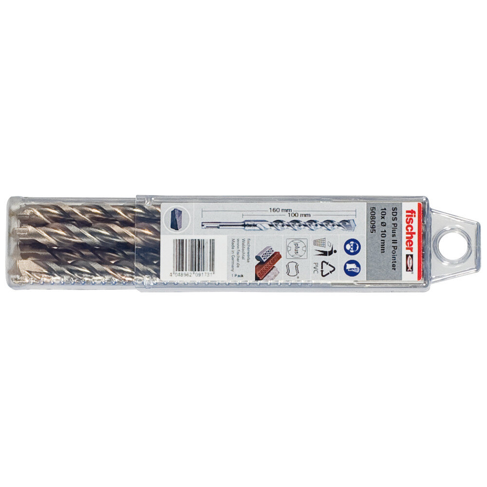 SDS Plus-V II 10/250/310 mm (10x) Τρυπάνι σκυροδέματος