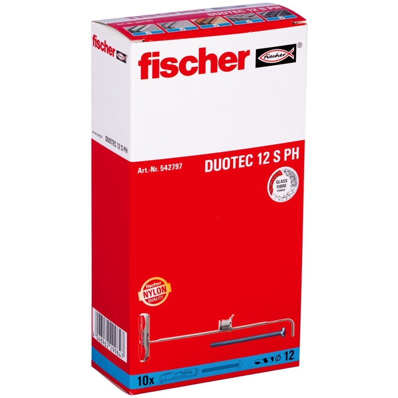 DuoTec 12 S PH Βύσμα για λεπτότοιχα υλικά βίδα