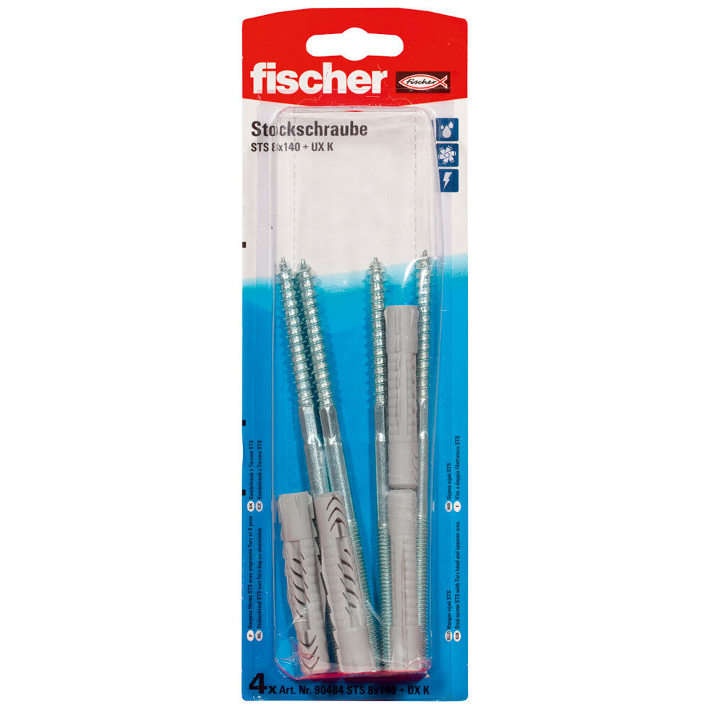 STS 8x140 + UX10 Σετ ντιζοστρίφωνο + βύσμα blister (4x)