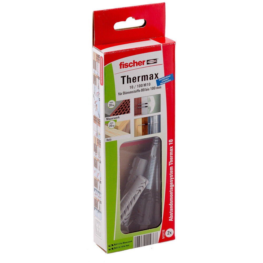 TherMax 10/100 M10 B (2x) Στήριγμα με θερμοδιακοπή blister