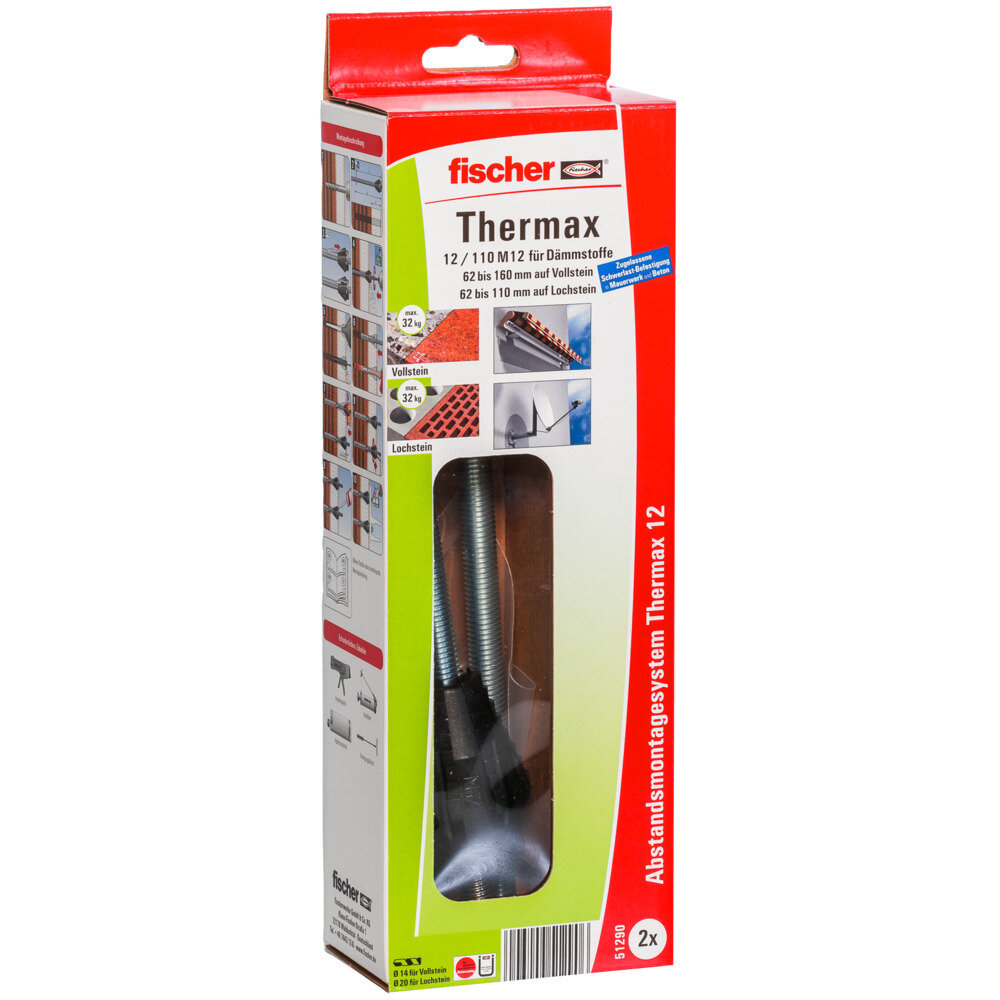 TherMax 12/110 M12 B (2x) Στήριγμα με θερμοδιακοπή blister