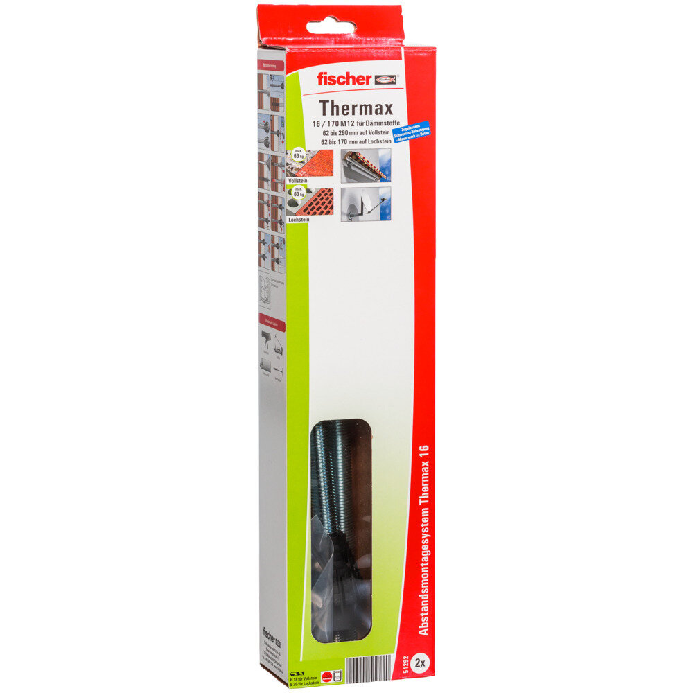 TherMax 16/170 M12 B (2x) Στήριγμα με θερμοδιακοπή blister