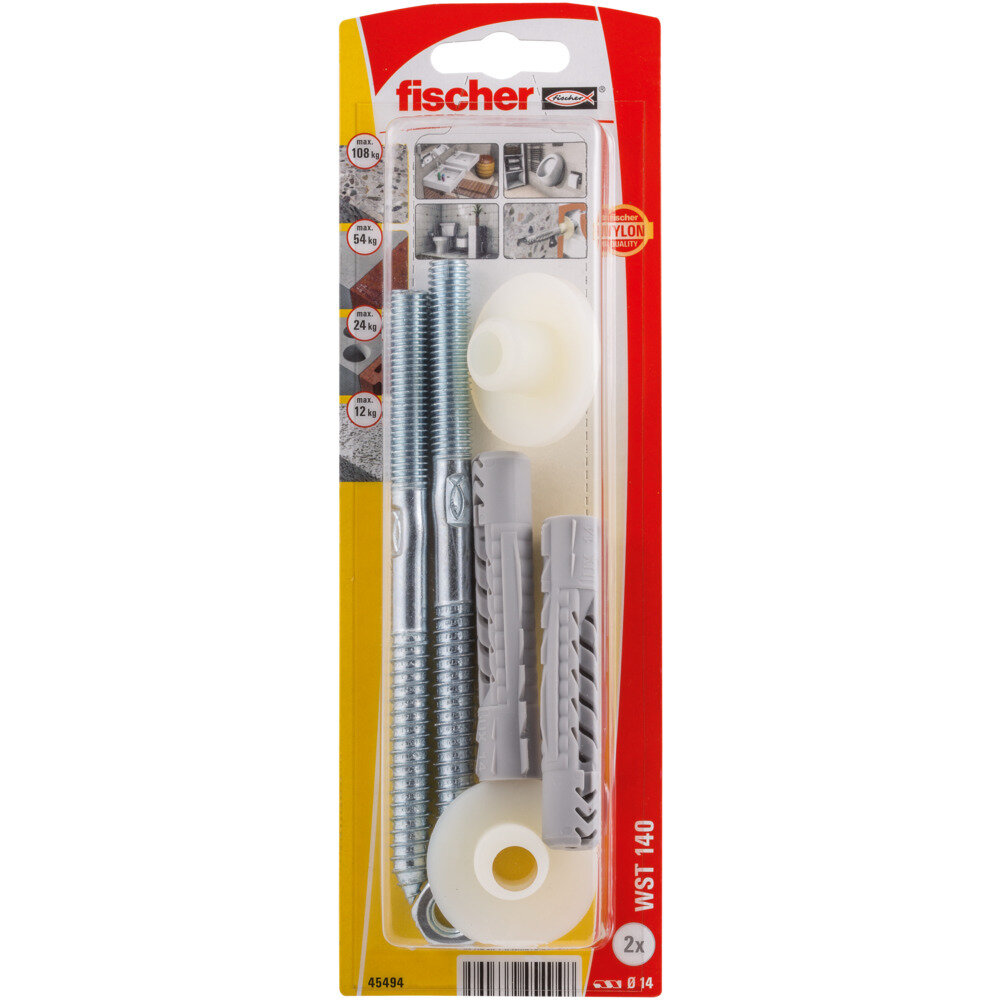 WST 140 Σετ στερέωσης νιπτήρα σε blister (2x)