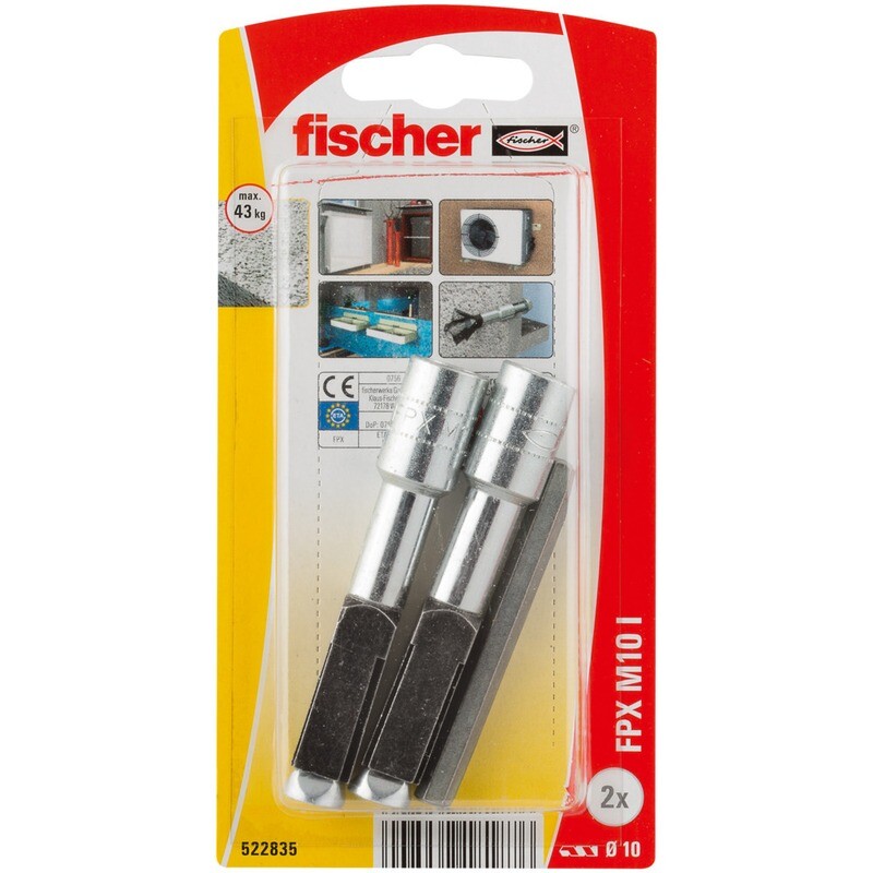 FPX M10 I Εκτονούμενο αγκύριο για πορομπετόν blister (2x)