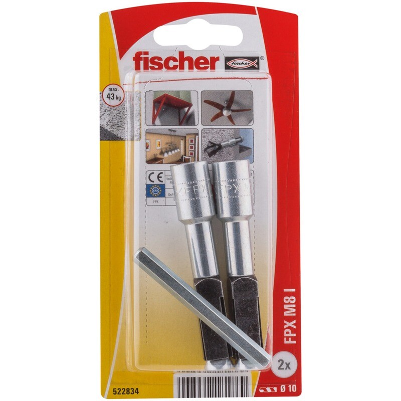 FPX M8 I Εκτονούμενο αγκύριο για πορομπετόν blister (2x)